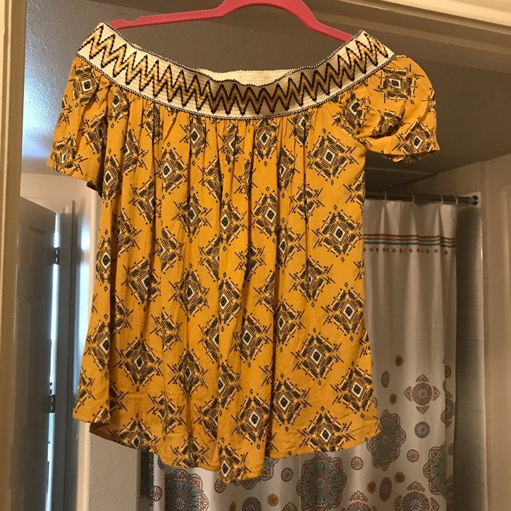 Target Xhilaration Off the Shoulder Top